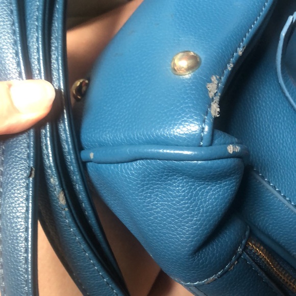 ❤️Blue teal crossbody bag multiple compartments - Picture 11 of 11